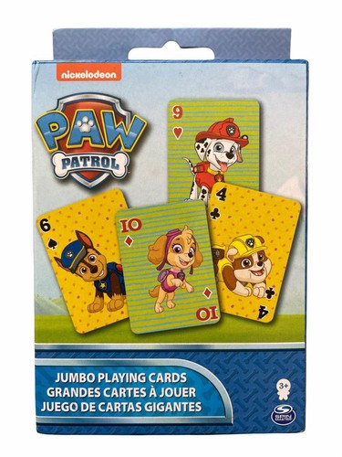 Paw patrol jumbo spielkarten - patrol,
