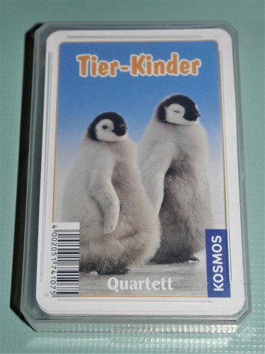 Tier kinder quartett karten - tier-kinder,