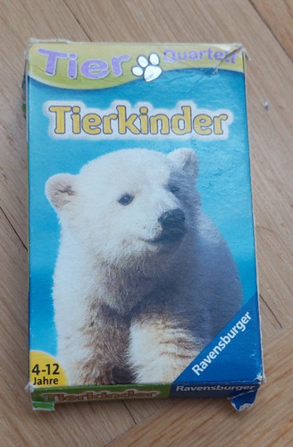 Kartenspiel tier quartett - tier,