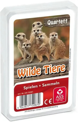 Tier quartett wilde - tier-quartett, |
