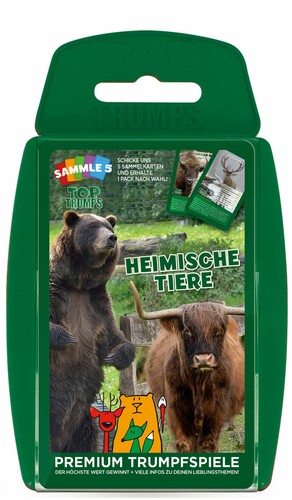 Top trumps heimische tiere - top,