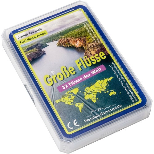Flüsse trumpf quartett - flüsse, |